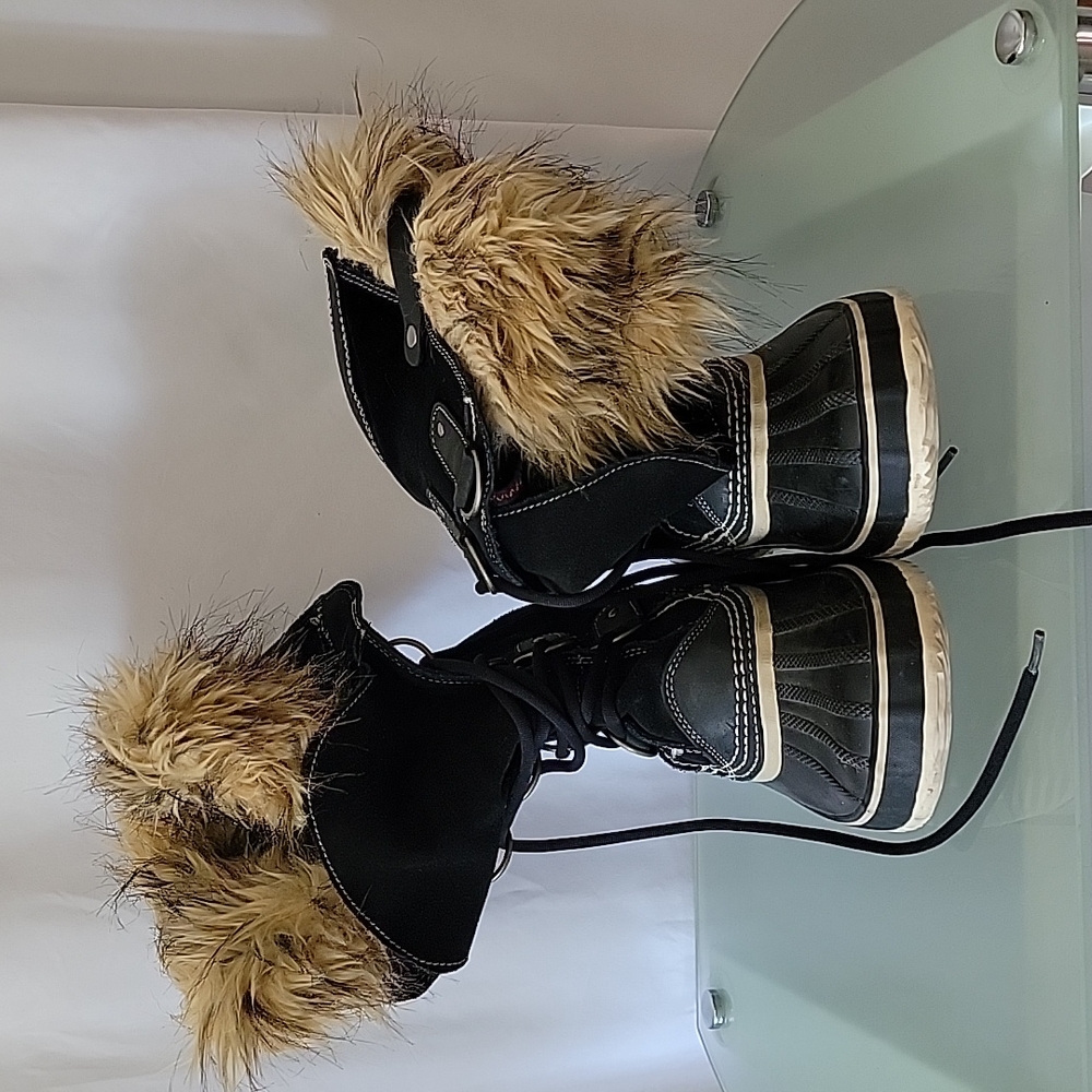 Sorel Joan of Arctic boots with the fur
